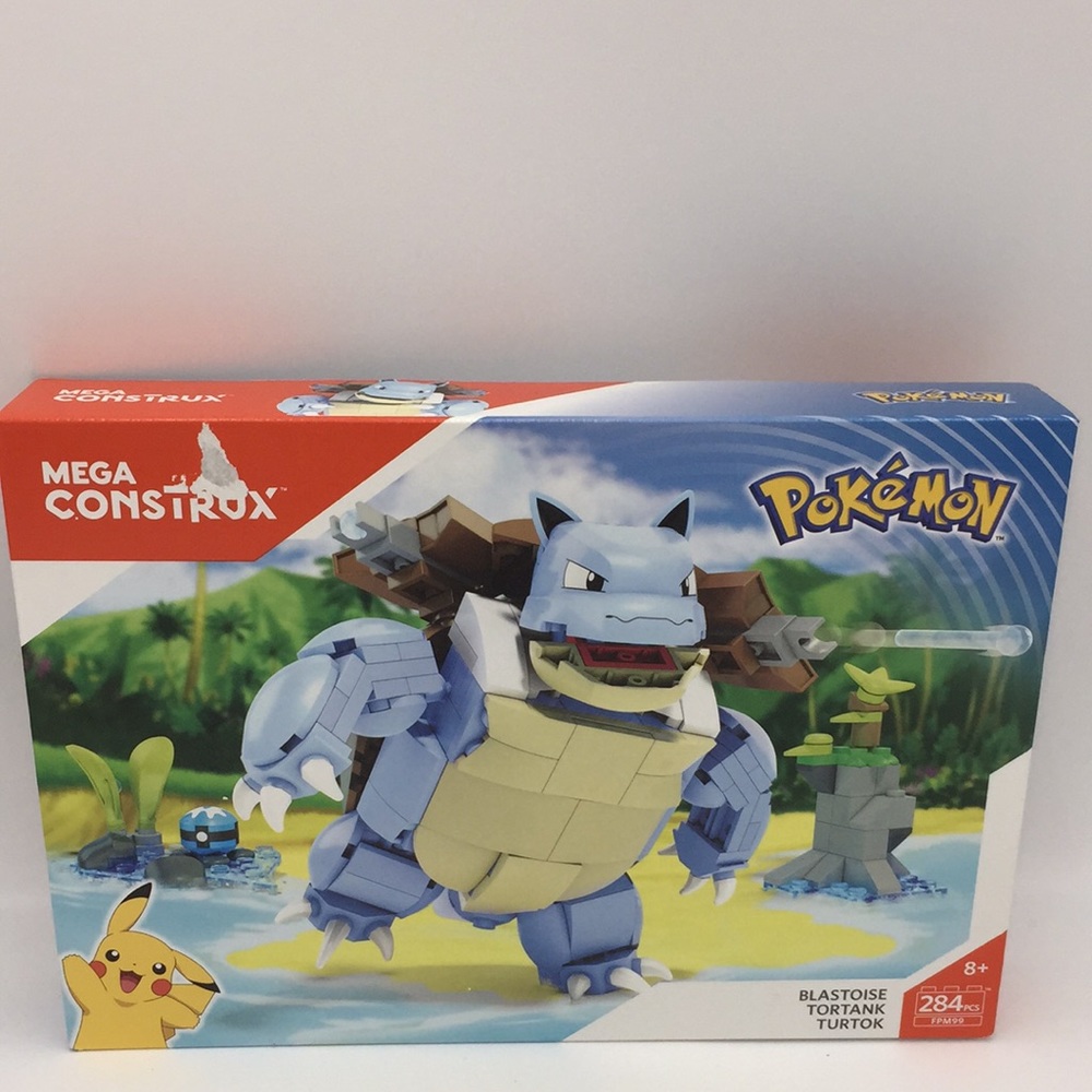 Mega Construx Pokemon Blastoise Building Set 284 Pieces